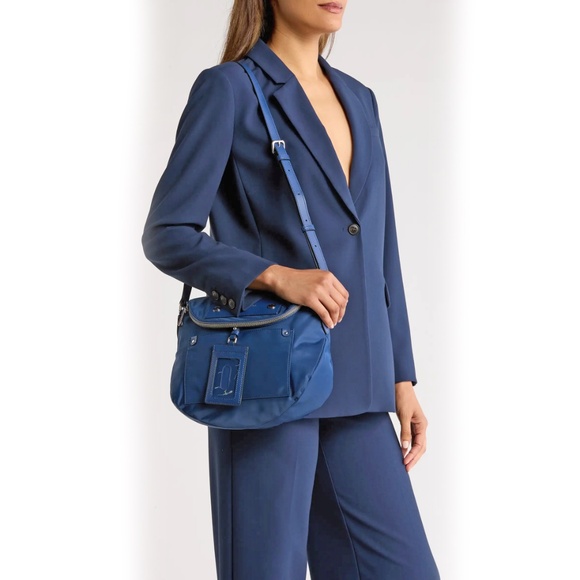 Marc Jacobs Preppy Natasha Nylon Large Crossbody Bag - Azure - Picture 6 of 7